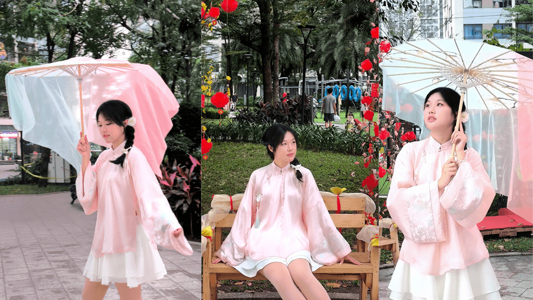 Traditional Vietnamese clothing showcase